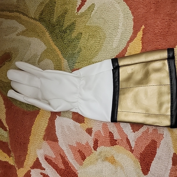 Vtg 1994 Mighty Morphin Power Rangers White Ranger Sound Effect Glov - Picture 4 of 8
